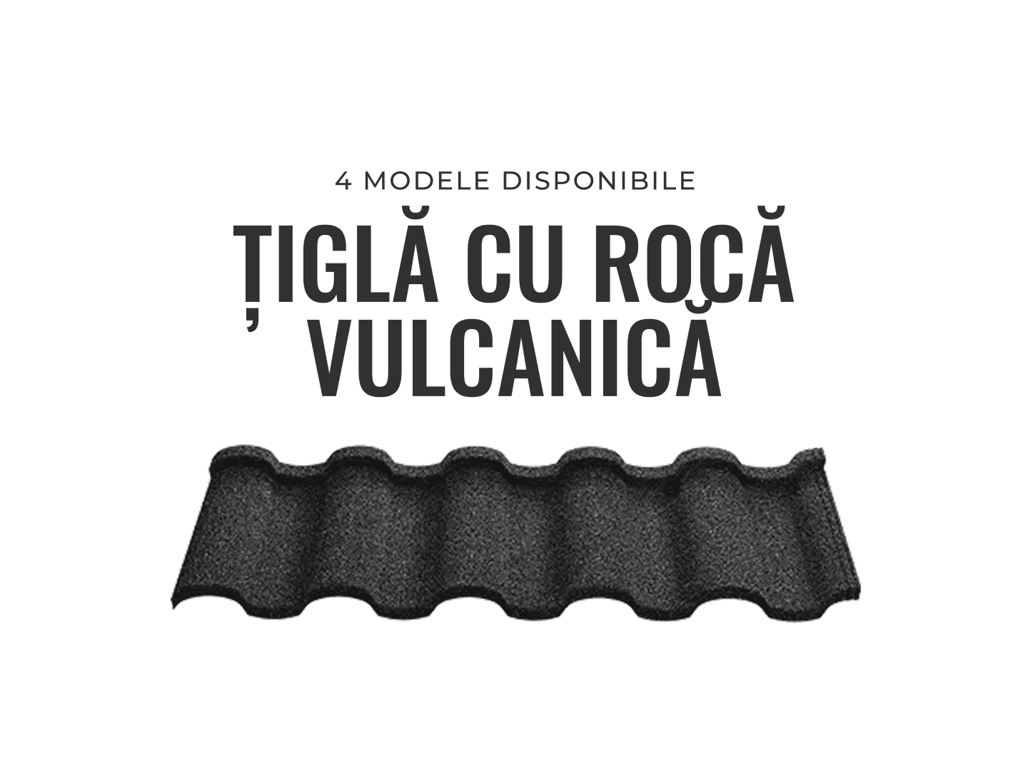 Țiglă cu rocă vulcanică